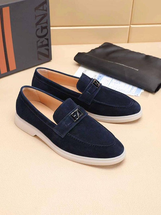 Мужские замшевые лоферы Ermenegildo Zegna