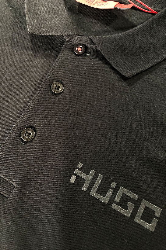 Мужское поло Hugo Boss цвета индиго