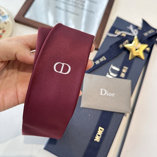 Галстук Dior logo-embroidered premium - Red