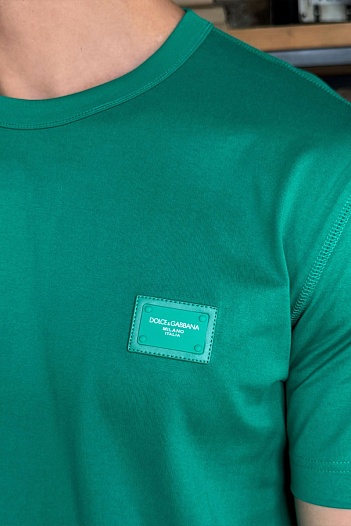 Мужская футболка Dolce & Gabbana Premium - Green   