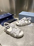 Женские кожаные сандалии Prada Monolith