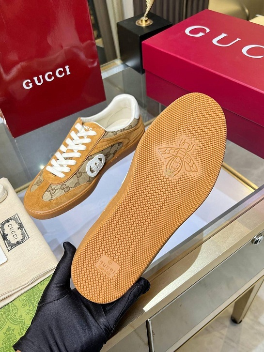 Женские кроссовки Gucci GG 75 Premium - Brown