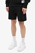 Мужские чёрные шорты Amiri logo-embroidered