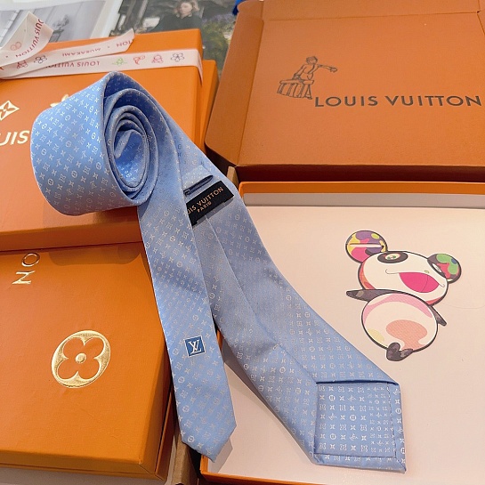 Галстук Louis Vuitton Monogram premium - Blue