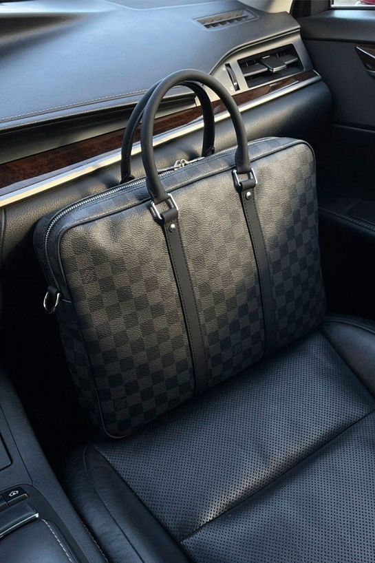 Кожаная сумка Louis Vuitton Porte-Documents Voyage PM 37x28x6 см
