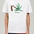 Белая футболка Palm Angels Broken Palm print
