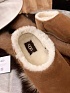 Женские слипоны с мехом UGG Tasman - Chestnut