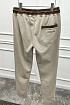 Мужские штаны Trussardi embroidered logo - Beige