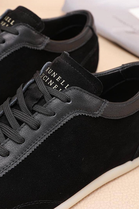 Мужские замшевые кроссовки Brunello Cucinelli