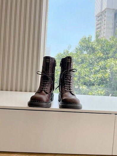 Женские ботинки MIU MIU Premium - Brown   