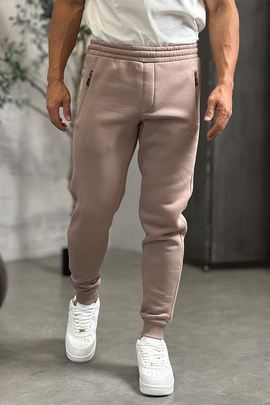Утеплённые штаны на флисе Hugo Boss