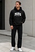 Худи чёрного цвета Balenciaga Paris logo-print