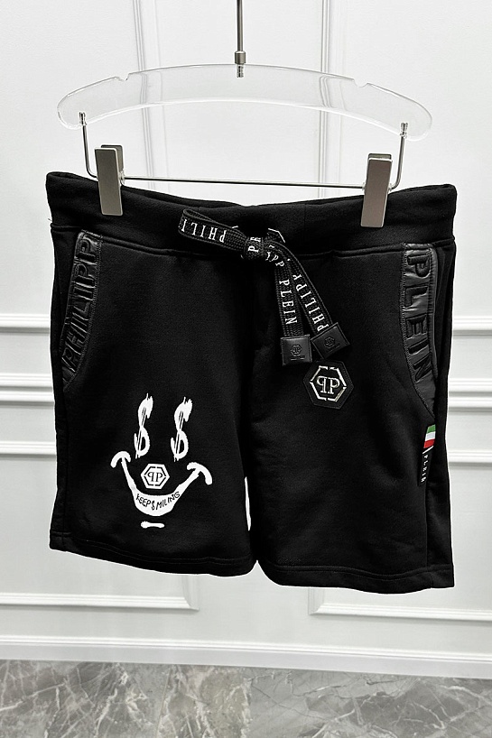 Мужские чёрные шорты Philipp Plein