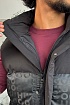 Мужской чёрный жилет Hugo Boss Baltino engraved-logo