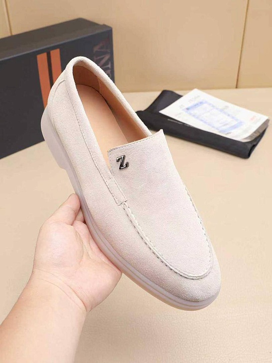 Мужские замшевые лоферы Ermenegildo Zegna