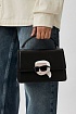Женская сумка Karl Lagerfeld ikonik 22x15 см - Black