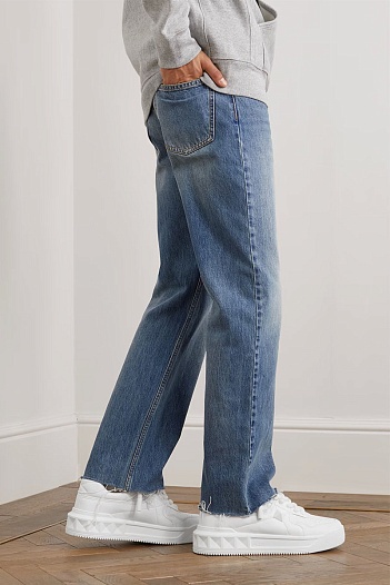 Кожаные кроссовки Valentino One Stud XL - White   