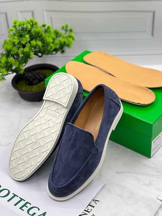 Мужские замшевые лоферы Bottega Veneta
