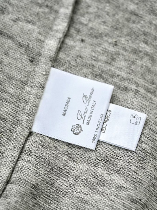 Мужское серое поло Loro Piana premium