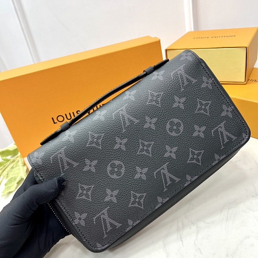 Кожаное портмоне Louis Vuitton Zippy XL premium 22x12x5 см   