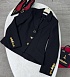 Женский классический пиджак чёрного цвета Schiaparelli premium