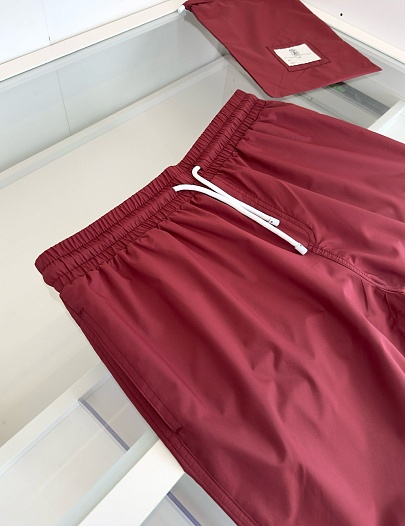 Мужские шорты Brunello Cucinelli Premium - Burgundy   