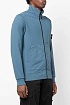 Кофта синего цвета Stone Island Zip-Up Compass-patch