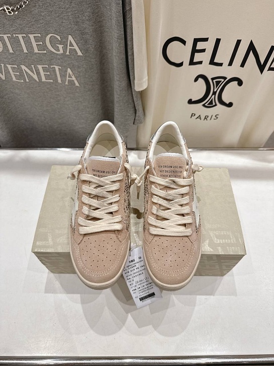 Женские кожаные кроссовки Golden Goose Super Star premium