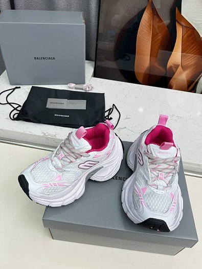 Женские кроссовки Balenciaga 10XL premium  - Pink / White   