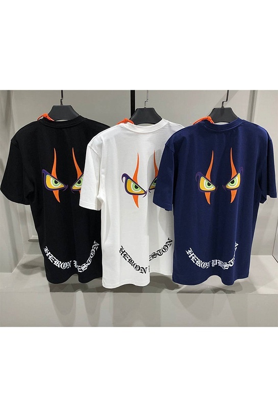 Белая оверсайз футболка Heron Preston
