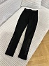 Женские черные леггинсы на флисе Balenciaga
