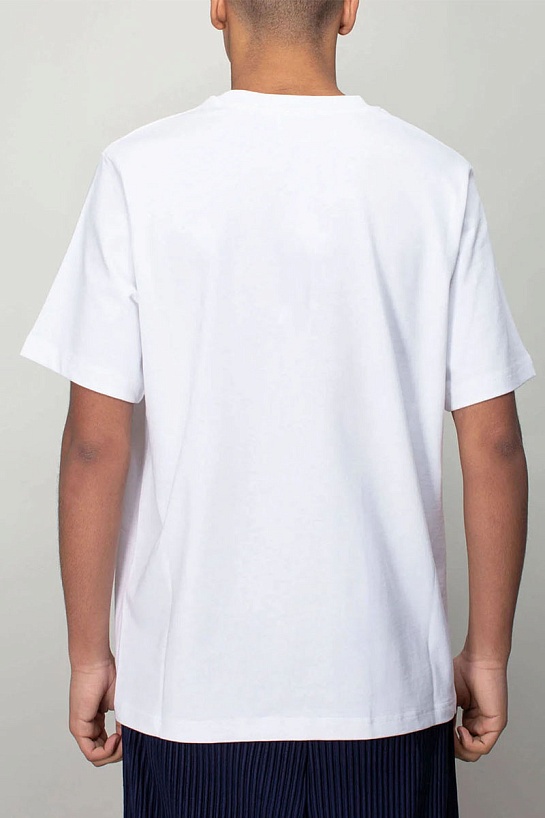 Мужская белая футболка Casablanca Turtle