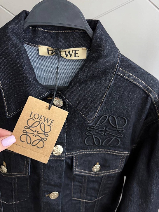 Женская джинсовая куртка Loewe premium - Navy