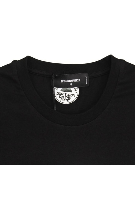 Футболка чёрного цвета Dsquared2 maple surf cool