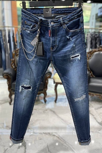 Мужские синие джинсы Dsquared2   