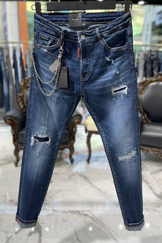 Мужские синие джинсы Dsquared2