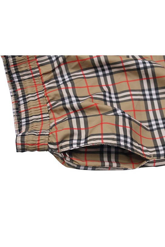 Мужские бежевые шорты Burberry Vintage Check