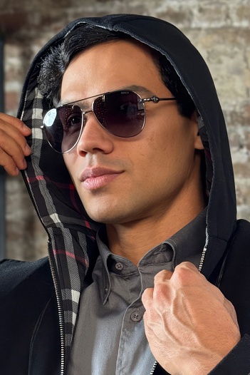 Солнцезащитные очки Versace Aviator - Black   