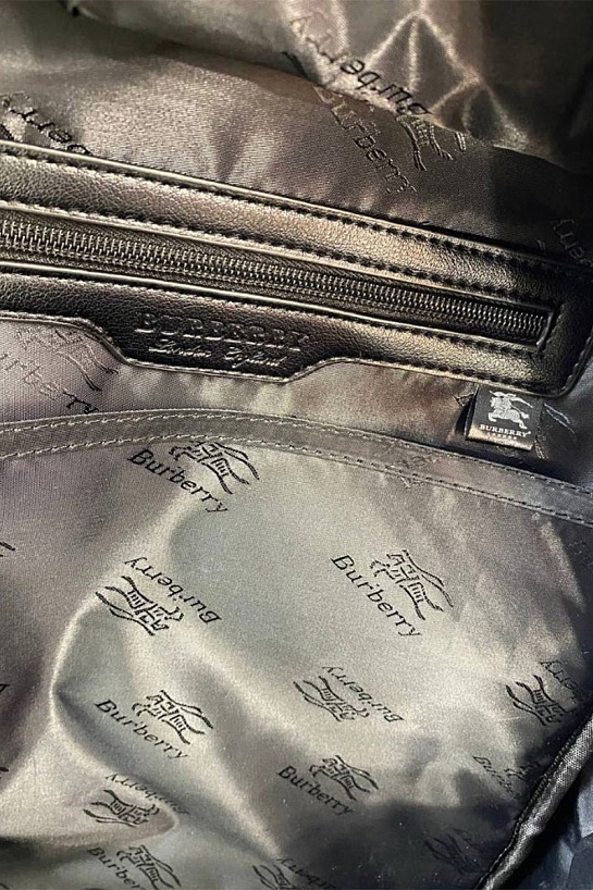 Нейлоновый рюкзак Burberry London England logo-patch 40x30 см