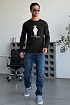 Мужской лонгслив Polo Ralph Lauren "Bear" - Black