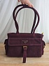 Замшевая сумка Prada 30x16 см