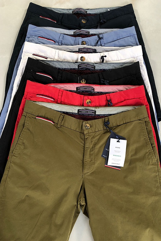 Мужские голубые шорты Tommy Hilfiger