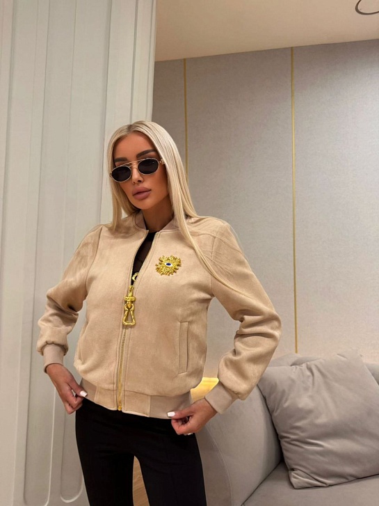 Женский бомбер Schiaparelli premium - Beige