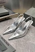 Женские кожаные туфли на каблуке Balenciaga premium