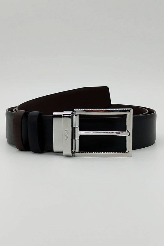 Кожаный ремень Prada ширина 3.5 см, длина 120 см)