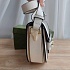 Женская сумка Gucci Horsebit 1955 mini 19x18 см - White