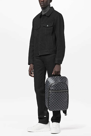 Кожаный рюкзак Louis Vuitton Damier 28x45x18 см   