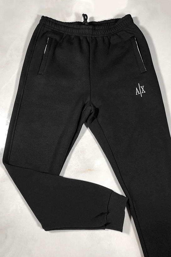 Утеплённые штаны на флисе Armani Exchange - Black
