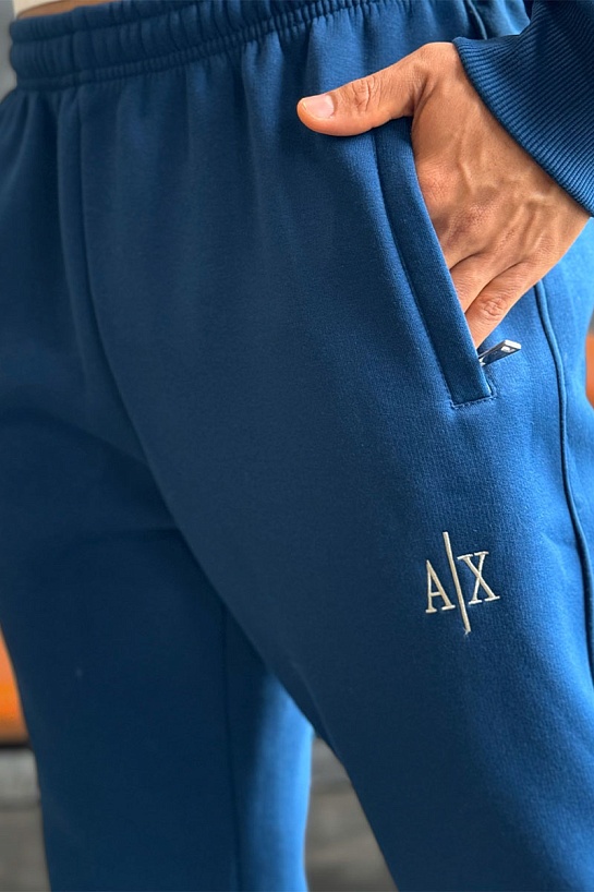 Утеплённые штаны на флисе Armani Exchange - Navy