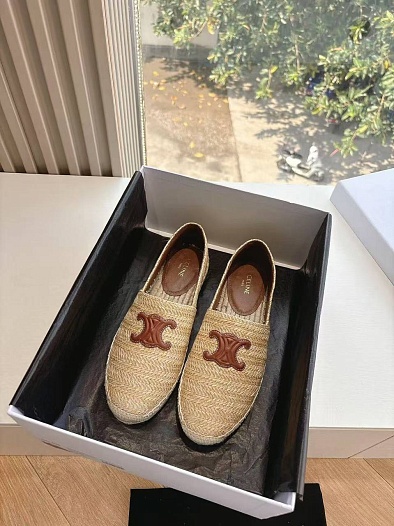 Женские эспадрильи Celine Premium - Beige   